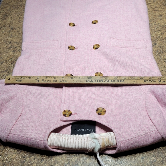 Talbots WOOL SHETLAND JACKET - BICOLOR HERRINGBONE SIZE 2 - Picture 9 of 14